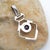Early 21st Century Vintage Modern Amethyst Sterling Pendant For Sale - Image 5 of 7