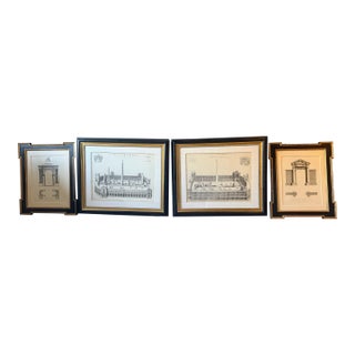 Roman-Era Architecture Prints and Matching Book For Sale