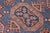 Bohemian Kazak Gray/Blue Wool Rug - 8'3''x9'9'' For Sale In New York - Image 6 of 10