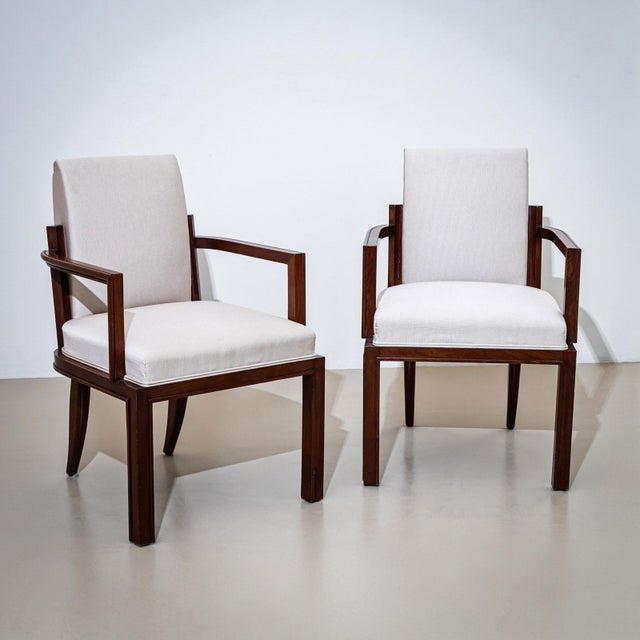Early-20th Century Art Deco Armchairs, France For Sale - Image 15 of 18