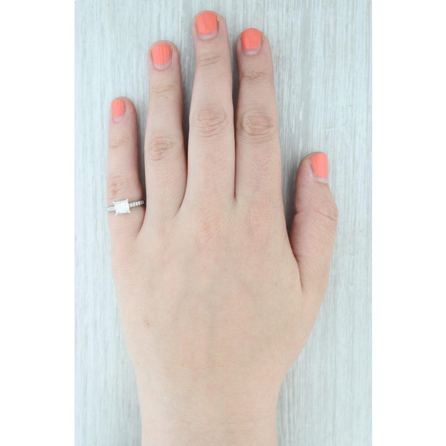 Gemstone Information: - Natural Diamond - Carats - 1.10ct Cut - Rectangular Modified Brilliant Color - H Clarity - VS1 GIA...