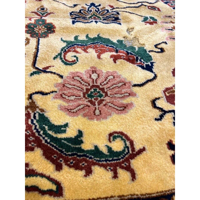 2000 - 2009 Pasargad N Y Fine Agra Hand-Knotted Rug - 9'1" X 11'8" For Sale - Image 5 of 11