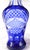 Pair of Two Blue Cut to Clear Vases For Sale In San Francisco - Image 6 of 7