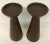 1950s Boho Chic Solid Wood Candle Holders - a Pair For Sale - Image 4 of 13