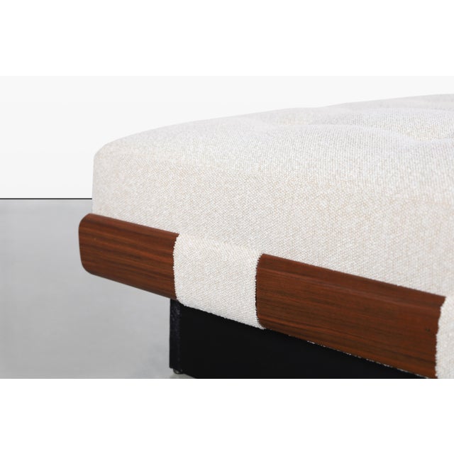 Mid-Century Modern Walnut Daybed / Bench by Adrian Pearsall, 1960s For Sale - Image 11 of 13