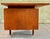 Brown 1960s Jens Risom 72” Executive Walnut Double Pedestal Desk W/Custon Center Drawer, Restored Top For Sale - Image 8 of 12
