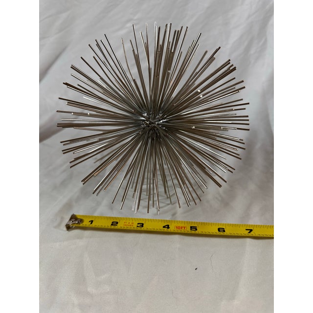 1970s Large Vintage Mid-Century Modern Sea Urchin-Starburst in the Fashion of Curtis Jere For Sale - Image 5 of 8