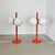 Modernist Orange Sputnik Table Lamp from Kaiser Leuchten, Germany, 1970s For Sale - Image 17 of 18