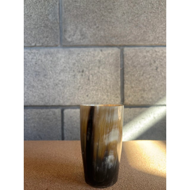 Set of 7 Collection of Horn Cups For Sale In San Francisco - Image 6 of 9