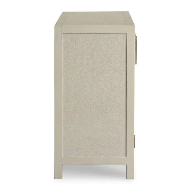 Wood Woodbridge Furniture Rosemary Cabinet, Whitewash Finish For Sale - Image 7 of 7