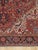 Antique Persian Heriz Carpet Handmade Wool Oriental Rug, Rusty/Red Field, Navy For Sale - Image 15 of 18