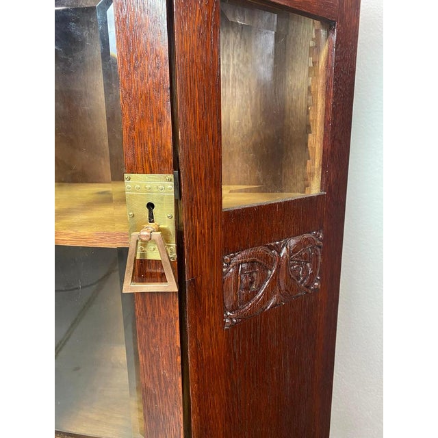 Art Nouveau Vitrines in the style of Joseph Maria Olbrich, 1890s-1910s, Set of 2 For Sale - Image 3 of 18