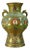 Large 12" Japanese Champleve Vase, Cast Bronze & Cloissone Enamel For Sale
