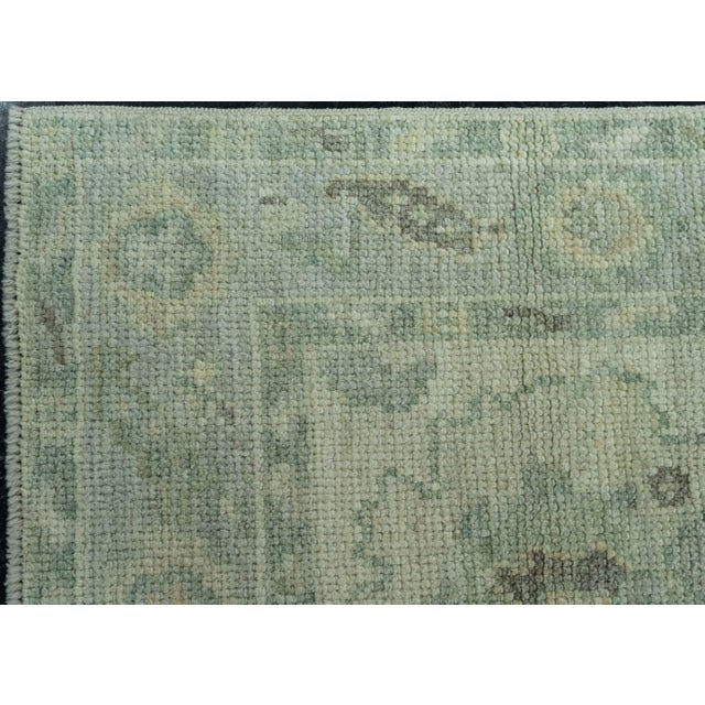 Turkish Oushak Rug 2'1" x 10'8" #19487 For Sale - Image 4 of 8