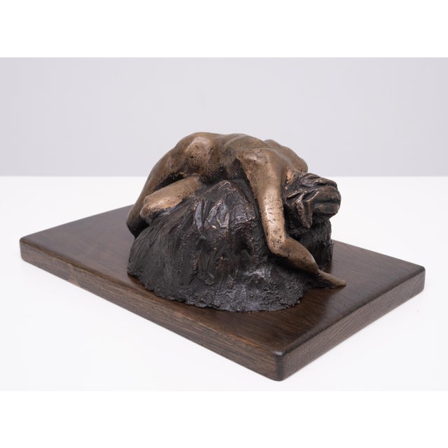 Patinated Bronze in the style of Auguste Rodin the Danaide, 1999 For Sale - Image 10 of 14