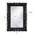 Barcelona Mirror - Glossy Black For Sale In Chicago - Image 6 of 9