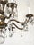 Metal Antique 8 Arm Sensational Dark Patina Brass Cut Lead Glass Crystal Chandelier For Sale - Image 7 of 12