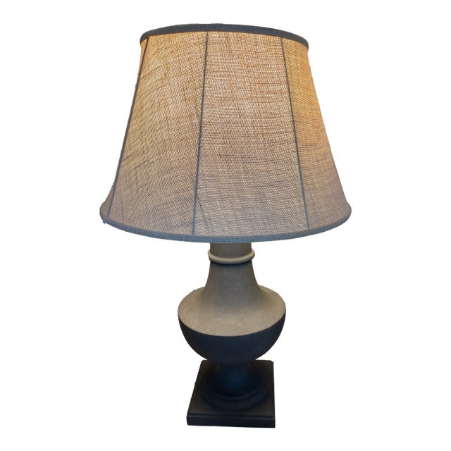 Large Wood Lamp For Sale
