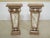 1990s Vintage Italain Style Pedestal Wall Tables- A Pair For Sale - Image 9 of 9