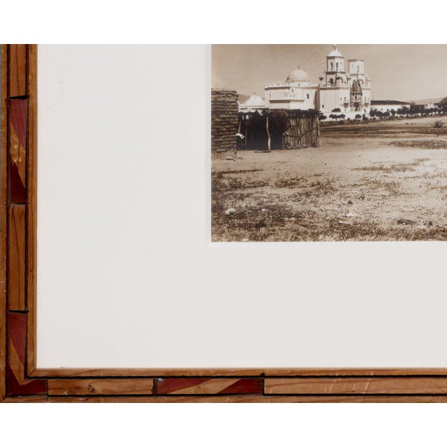 Mid 20th Century Sepia-Toned Architectural Photograph of San Xavier Mission in Tucson, Arizona, Mid 20th Century For Sale - Image 5 of 8