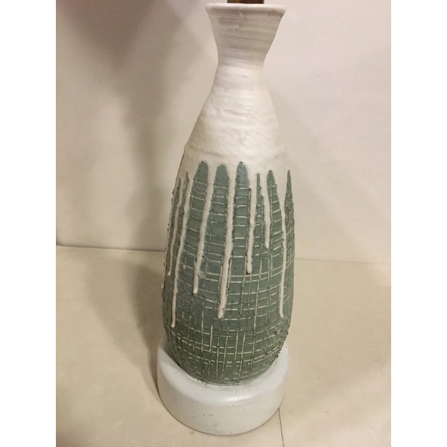 Mid-Century Modern Mid Century Modern Danish Pottery Lamp For Sale - Image 3 of 9