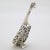 1980s Vintage Italian Handmade Genuine Silver Classic Guitar Figurine Miniature, Made by Arpa Silversmith in Tuscany For Sale - Image 5 of 10