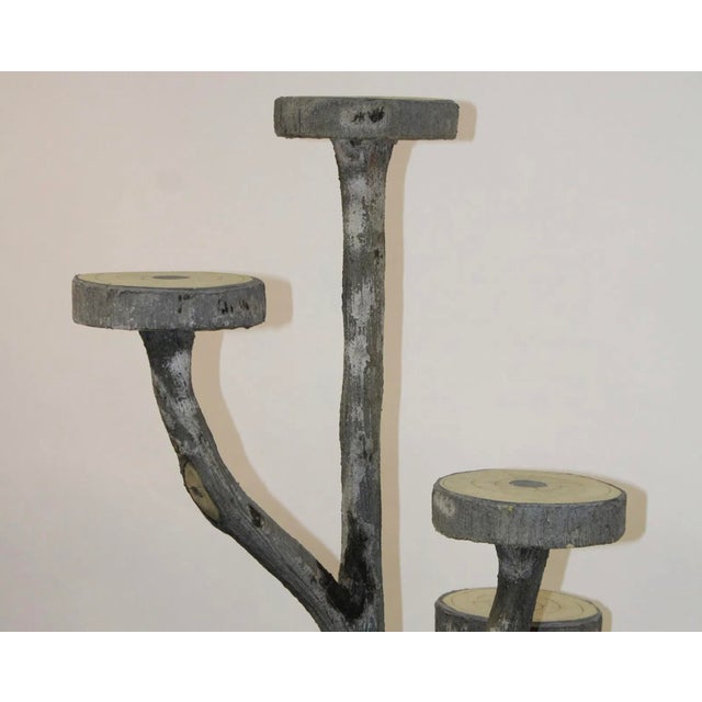 French Faux Bois Plant Stand For Sale - Image 4 of 8