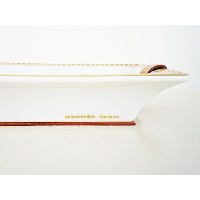 Wood 1980s Hermès Paris Magnificent Change Tray For Sale - Image 7 of 12