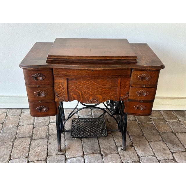Victorian Antique New Companion Sewing Machine For Sale - Image 3 of 8