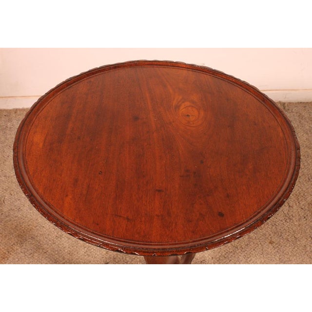 Small Mahogany Tea Table, 18th Century For Sale - Image 6 of 9