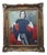 Lady Smoking, 1950s, Oil Painting, Framed For Sale