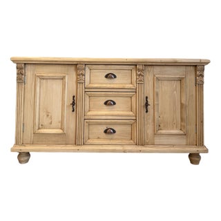 Apothecary Sideboard in Softwood For Sale