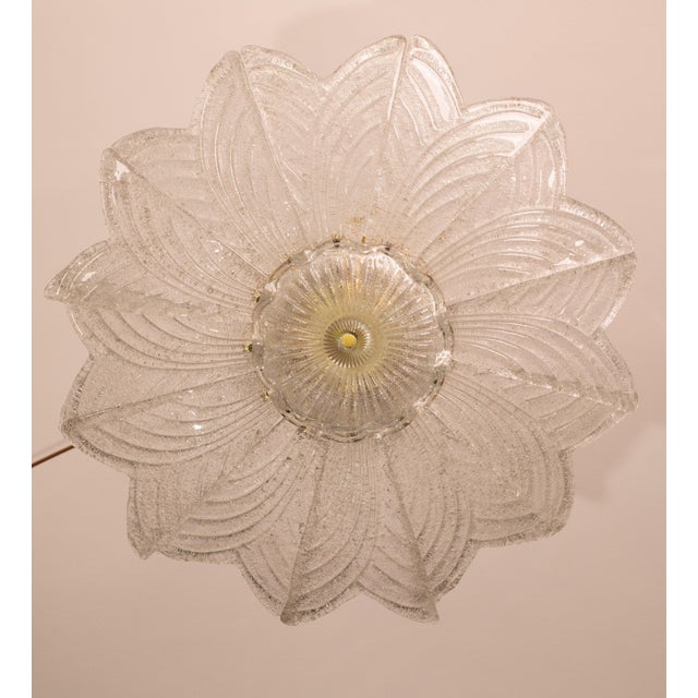 Amalfi Italian Murano Glass Ceiling Light or Chandelier, 1970s For Sale - Image 4 of 12