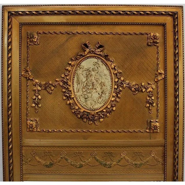 Louis XVI Style Pier Mirror, 1900s For Sale - Image 5 of 18