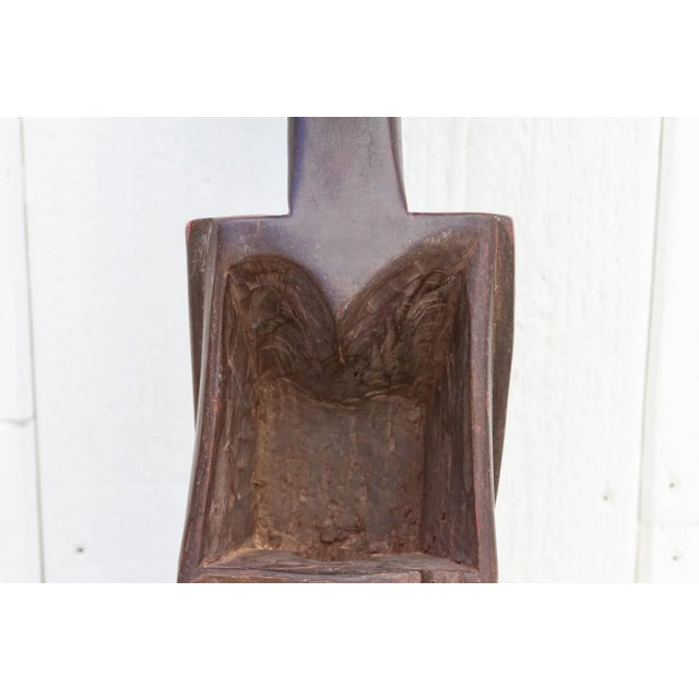 Tribal Tall Tribal Nepalese Carved Instrument For Sale - Image 3 of 13