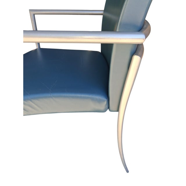 Elevate Your Executive Spaces With This Exceptional Pair of HBF Cortona Lounge Chairs by Designer Joe Ricchio. For Sale - Image 9 of 12