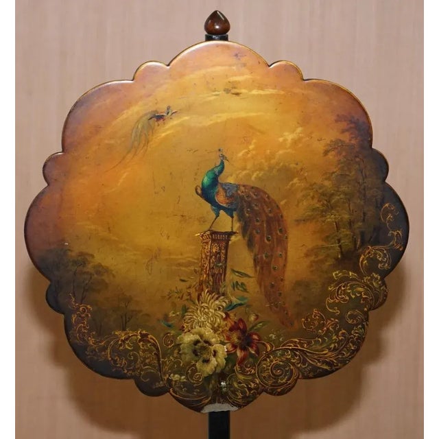 Parcel Gilt Paper Mâché Pole from Jennes & Bettridge Brimm For Sale - Image 3 of 18