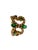 Intage Sterling Silver Ring W/ Natural Emerald and Diamond Size 4 For Sale - Image 9 of 9