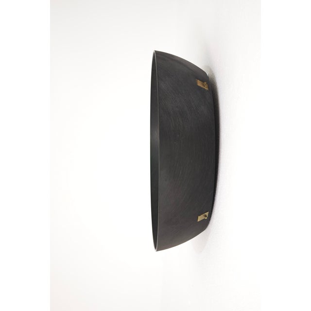 Mid-Century Ebanil Wall Mirror by Gino Colombini for Kartell, Milan, Italy, 1960s For Sale - Image 10 of 15