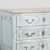 Blue 19th Century Swedish Rococo Three-Drawer Chest in Blue Painted Finish For Sale - Image 8 of 16