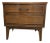 1960s Walnut Mid-Century Modern Nightstand Attributed to Dixie Furniture Co For Sale