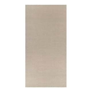 Rug & Kilim’s Oversized Contemporary Textural Solid Rug in Cream and White Tones - 12x24 For Sale