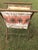 1990s Vintage MCM Folding Stand Up Knitting Craft Sewing Yarn Basket Organizer For Sale - Image 5 of 5