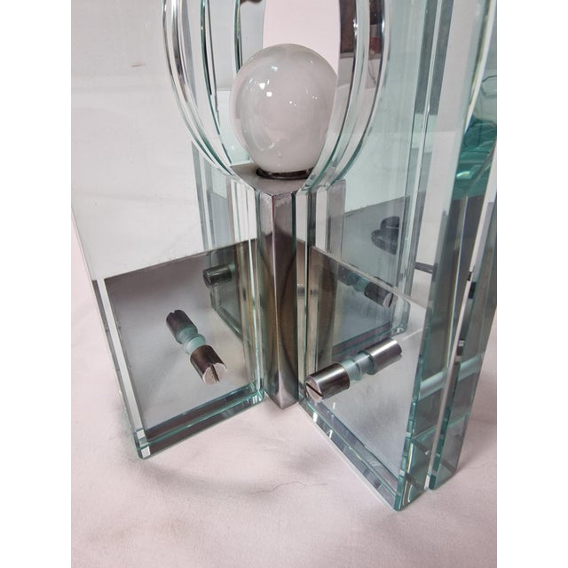 Glass Table Lamp attributed to Giorgio Reggiori for Gallotti & Radice, 1960s For Sale - Image 10 of 14