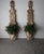 Rustic European 8ft Tall Pair of Antique European Wood Jardiniere Planters For Sale - Image 3 of 12