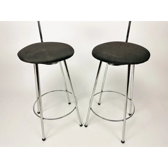 Set of Vintage Effezeta Italian Chairs, 1980s For Sale - Image 4 of 11