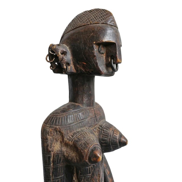 Mid 20th Century Mid 20th Century Bambara Female Figure For Sale - Image 5 of 13