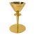 Mid-Century Modernist Religious Gilt Sterling Silver and Brass Chalice For Sale