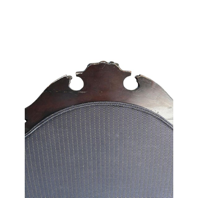 1980s Antique Victorian Custom Upholstered Sofa For Sale In Philadelphia - Image 6 of 7