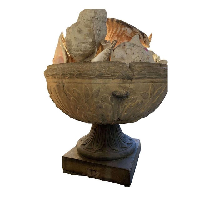 Gold Terracotta Urn attributed to James Stiff of Lambeth, 1870s For Sale - Image 8 of 8